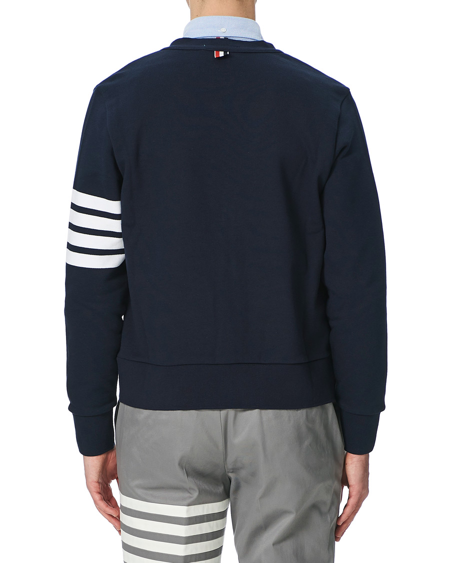 Herr | Tröjor | Thom Browne | 4 Bar Loopback Cardigan Navy