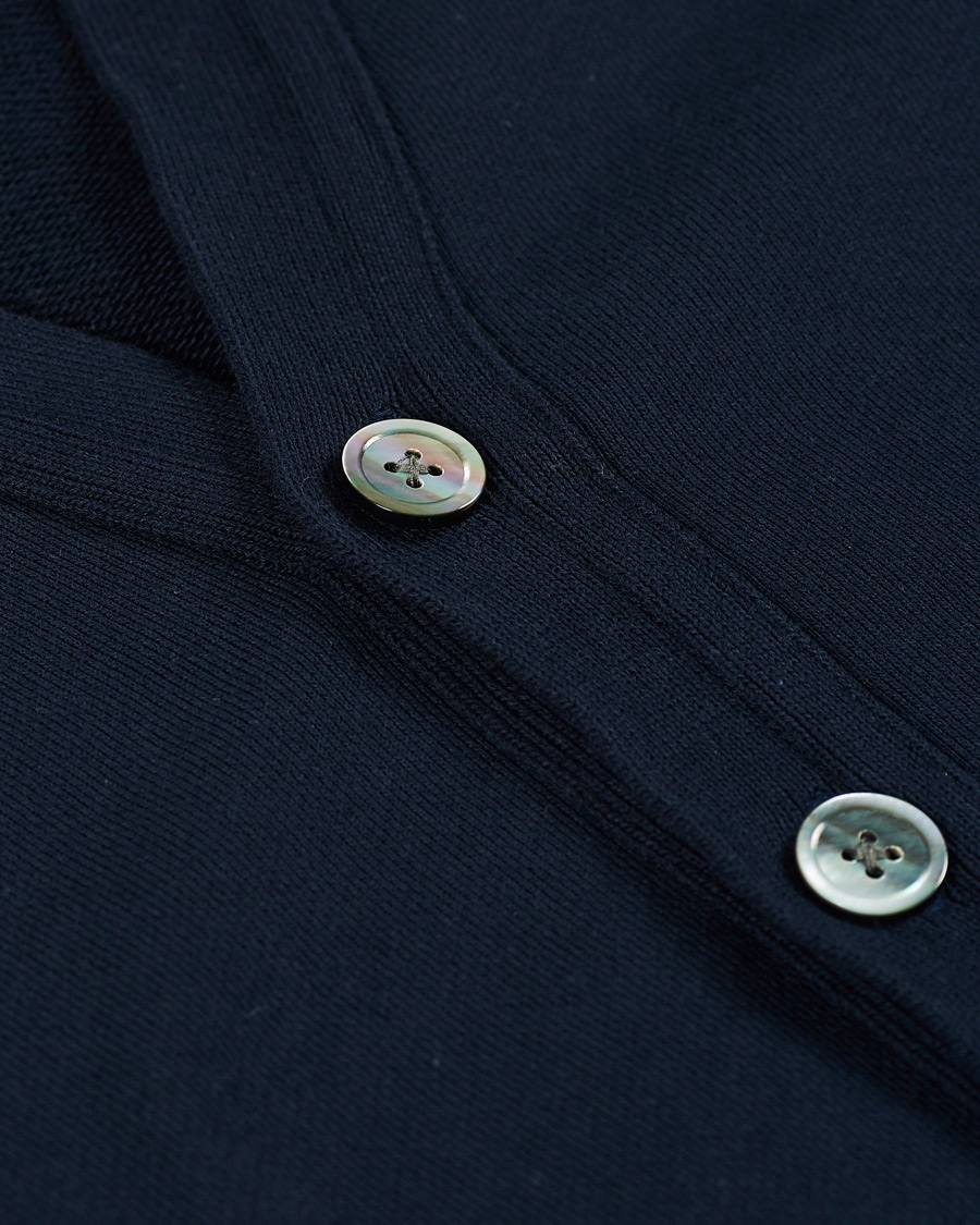 Herr | Tröjor | Thom Browne | 4 Bar Loopback Cardigan Navy