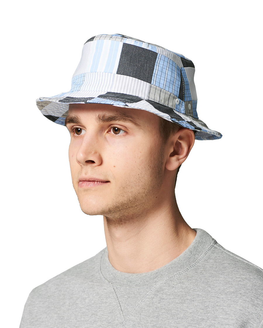 Herr | Thom Browne Bucket Hat Grey Patchwork | Thom Browne | Bucket Hat Grey Patchwork