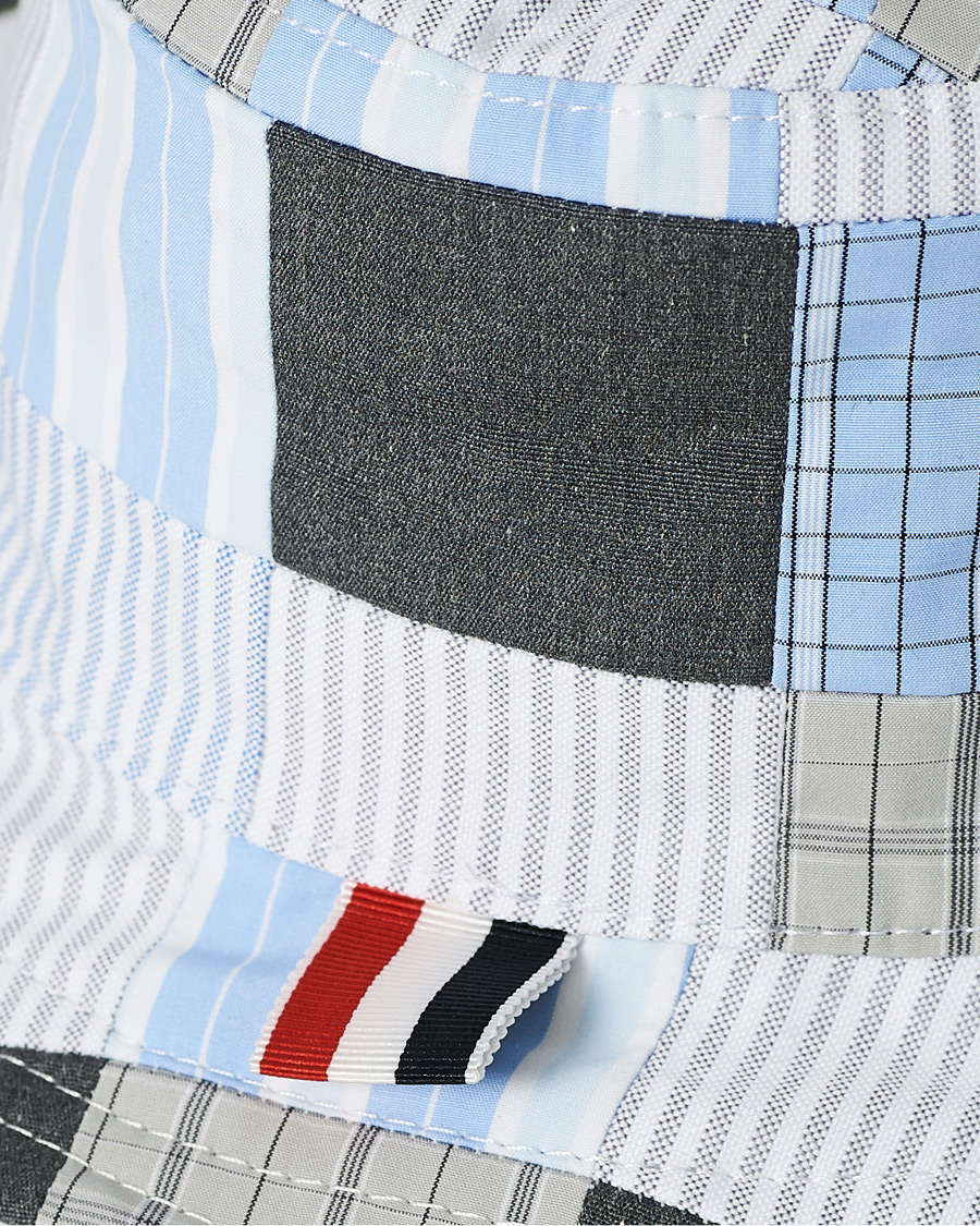 Herr | Thom Browne Bucket Hat Grey Patchwork | Thom Browne | Bucket Hat Grey Patchwork