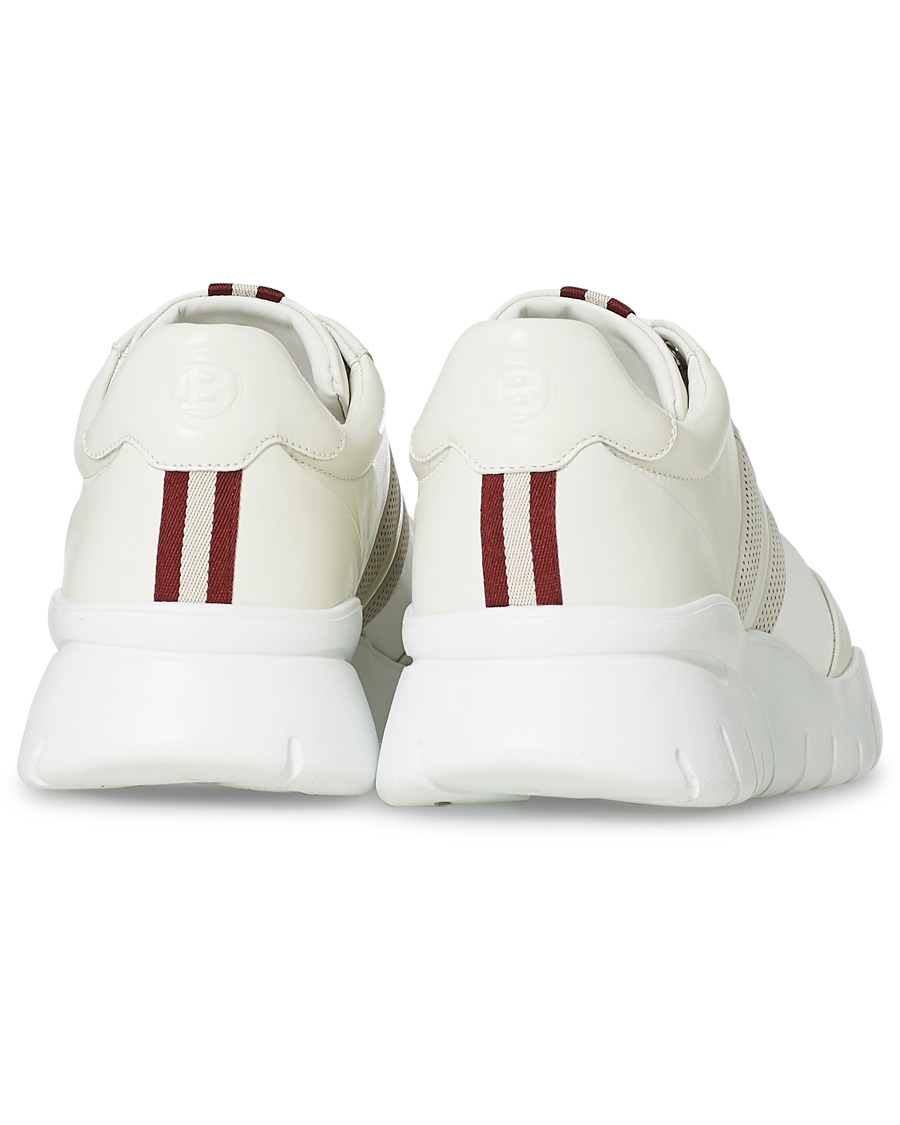 Herr | Bally Bison Running Sneaker White Calf | Bally | Bison Running Sneaker White Calf
