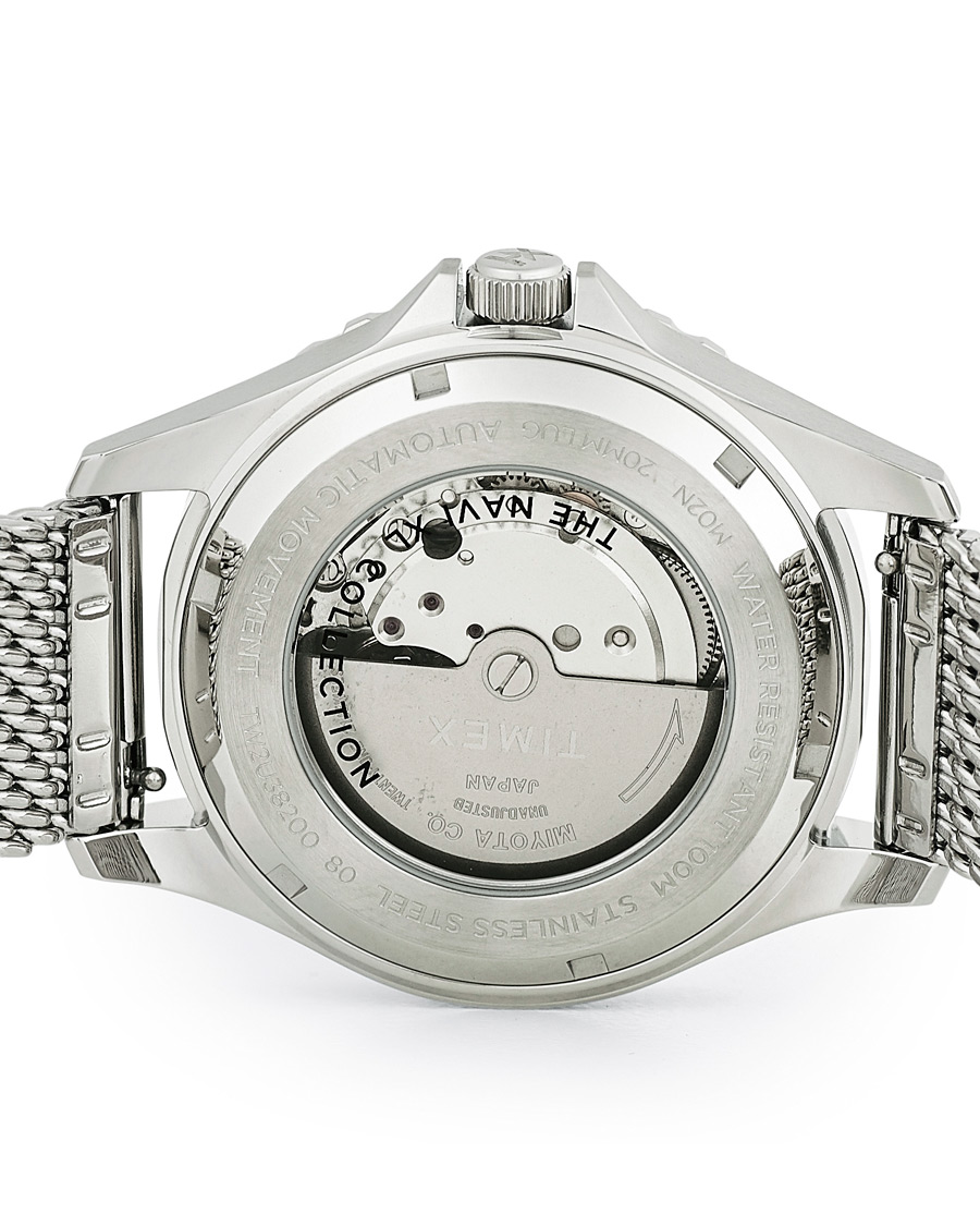 Herr | Timex Navi XL Automatic 41mm Steel/Blue Dial | Timex | Navi XL Automatic 41mm Steel/Blue Dial