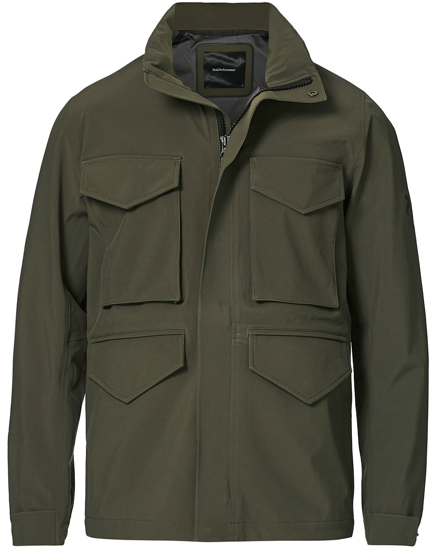 Herr | Jackor | Peak Performance | Softshell Field Jacket Black Olive