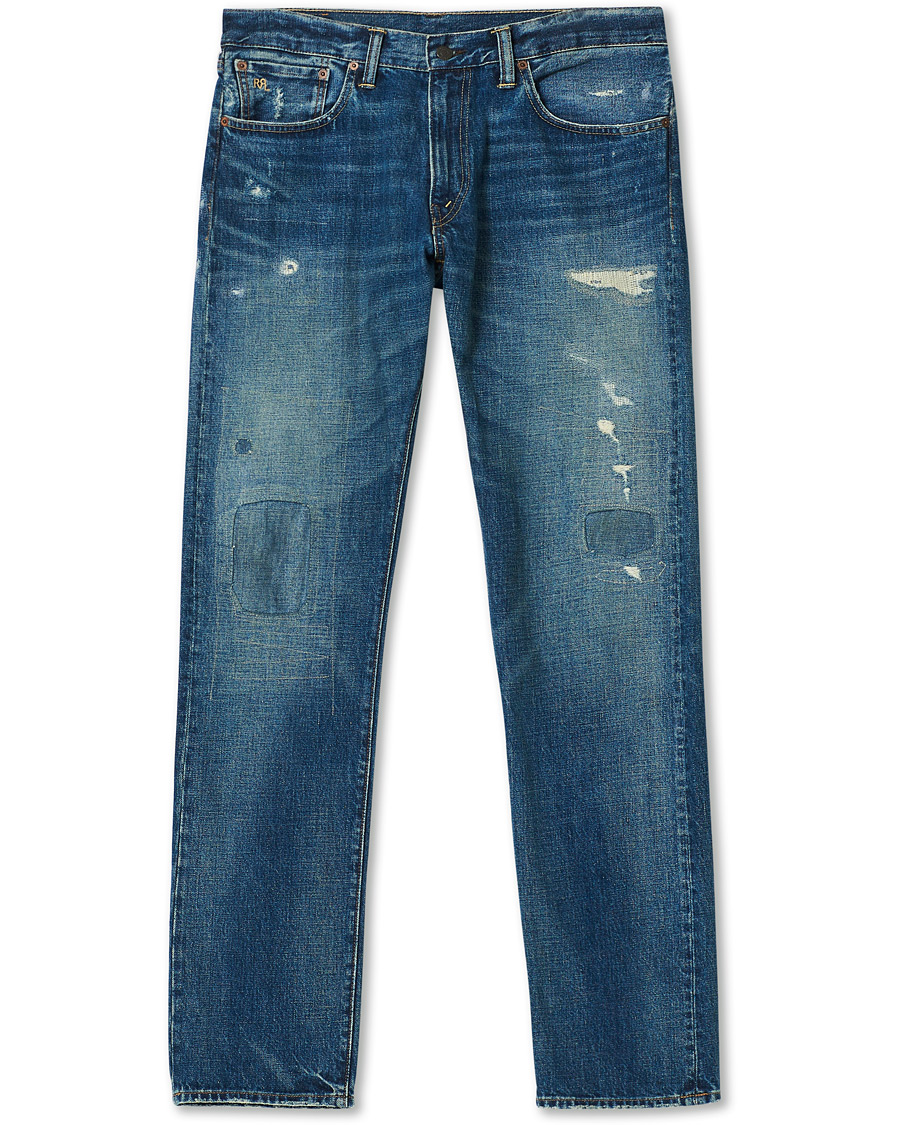 Herr | Jeans | RRL | Low Straight 5-Pocket Japanese Denim Railey Wash