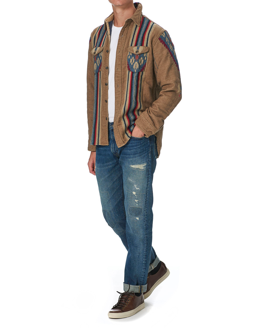 Herr | Jeans | RRL | Low Straight 5-Pocket Japanese Denim Railey Wash