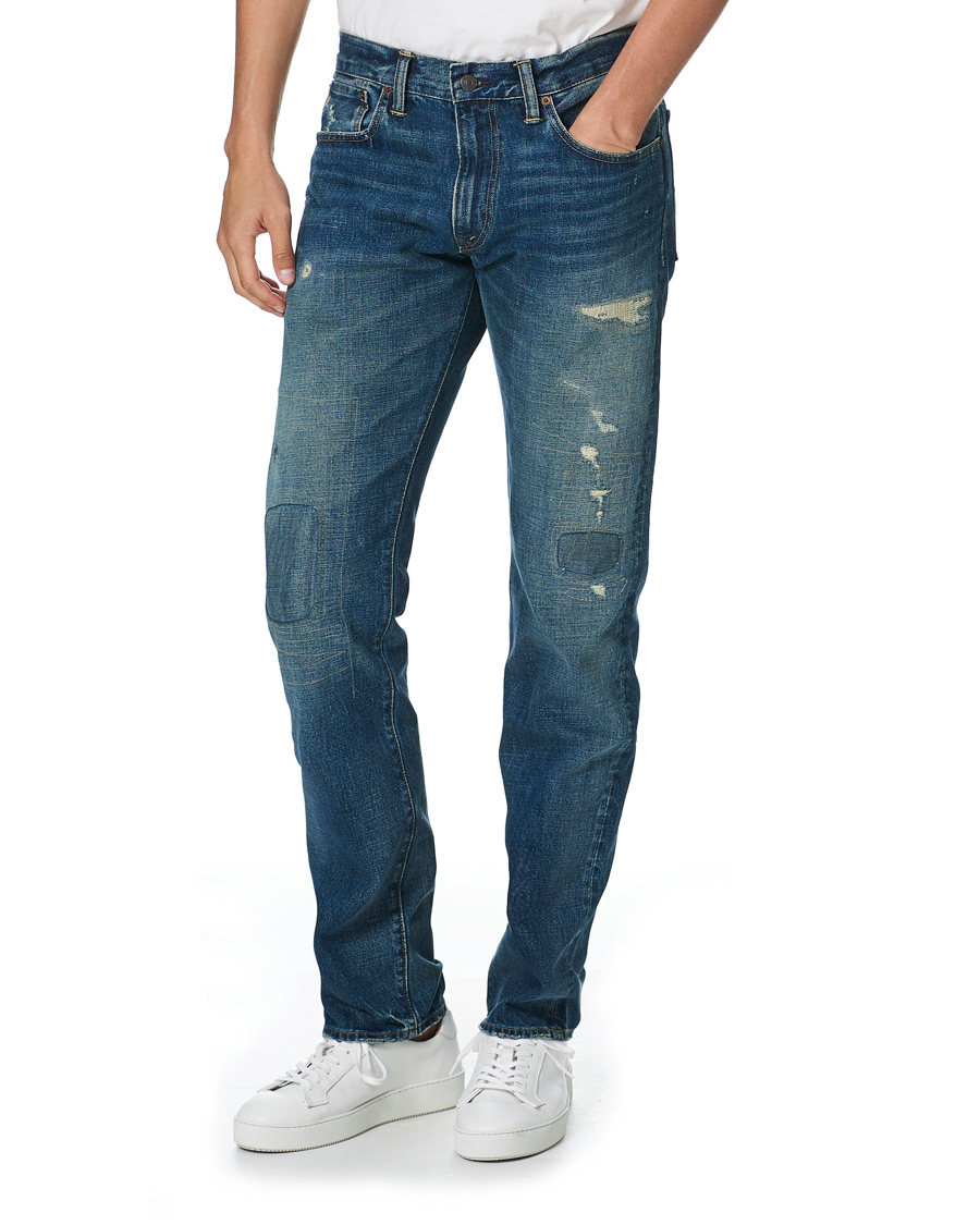 Herr | Jeans | RRL | Low Straight 5-Pocket Japanese Denim Railey Wash