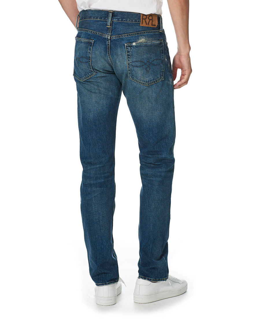 Herr | Jeans | RRL | Low Straight 5-Pocket Japanese Denim Railey Wash