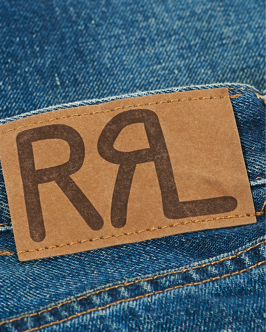 Herr | Jeans | RRL | Low Straight 5-Pocket Japanese Denim Railey Wash