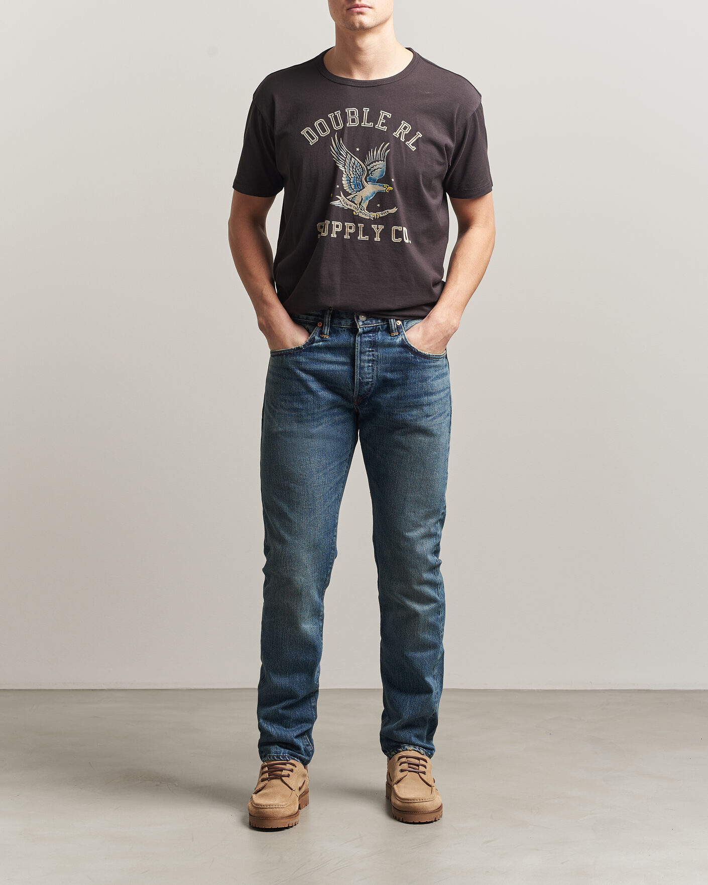 Herr | Byxor | RRL | Slim Fit Selvedge Denim Hillsview Wash
