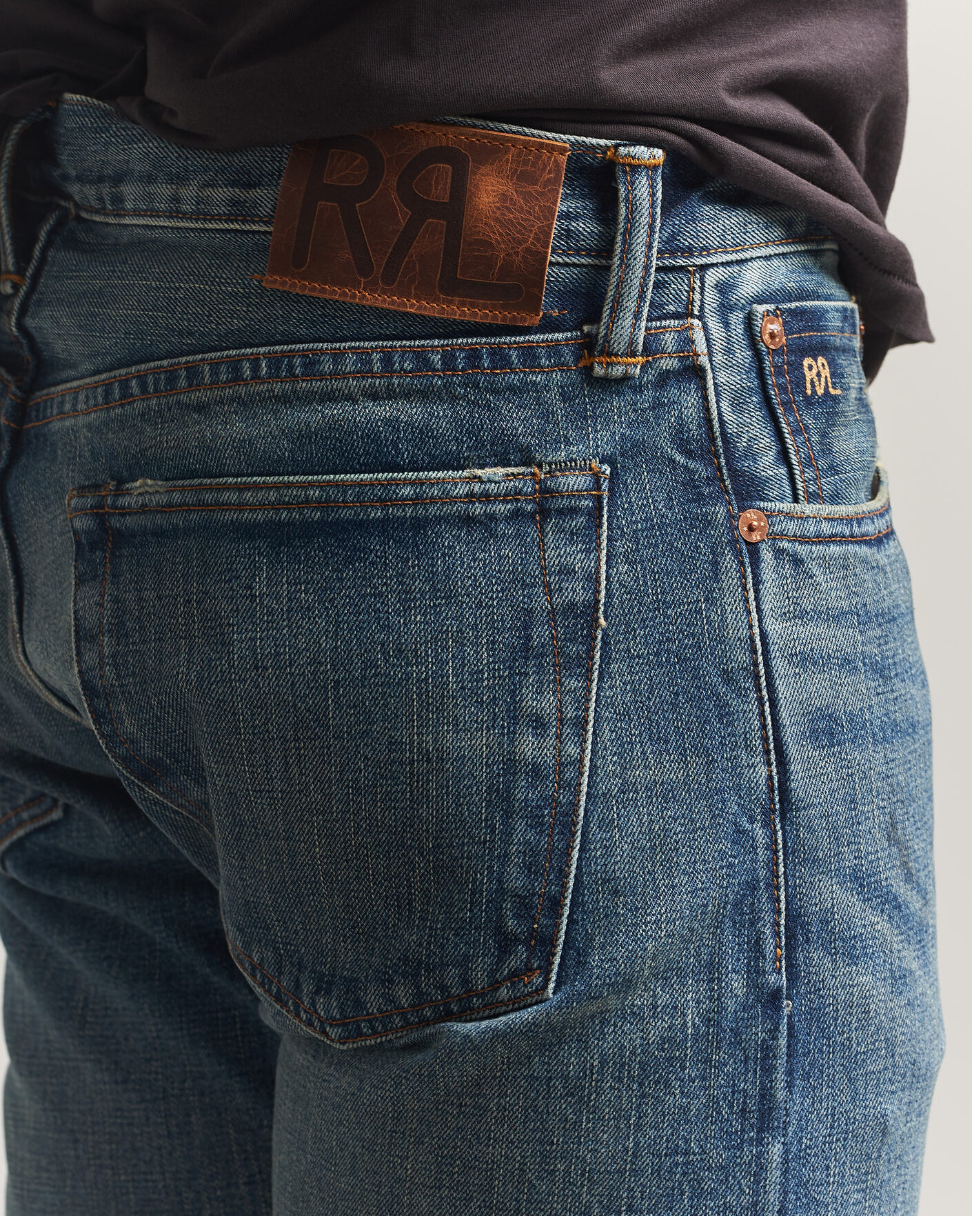 Herr | Jeans | RRL | Slim Fit Selvedge Denim Hillsview Wash