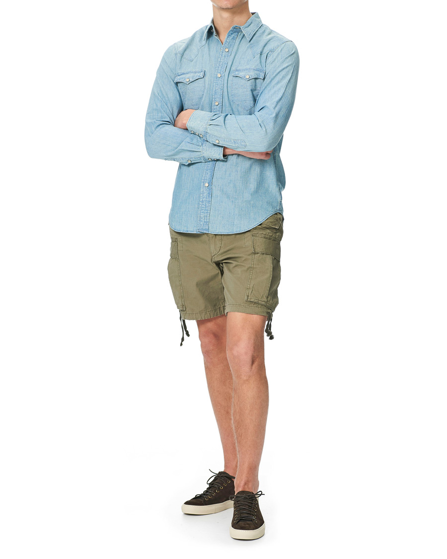 Herr | Shorts | RRL | Regiment Cargo Shorts Shelter Green