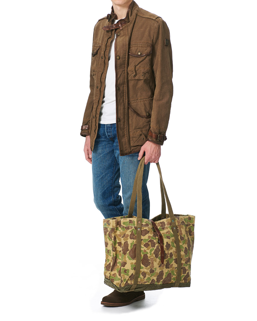 Herr | RRL Jungle Cloth Tote Bag Olive Camo | RRL | Jungle Cloth Tote Bag Olive Camo