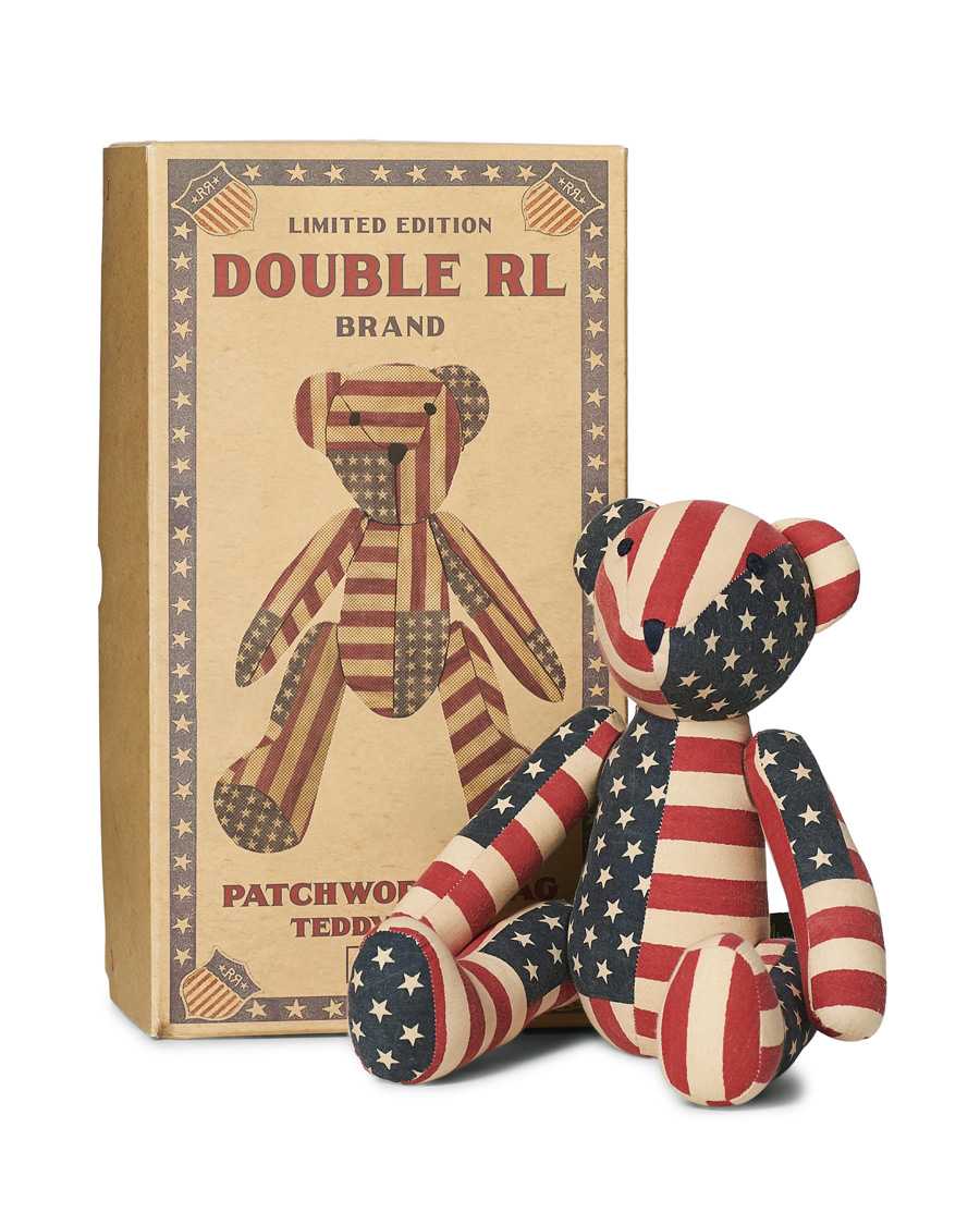 Herr | RRL Teddy Bear Limited Edition Patchwork Flag | RRL | Teddy Bear Limited Edition Patchwork Flag
