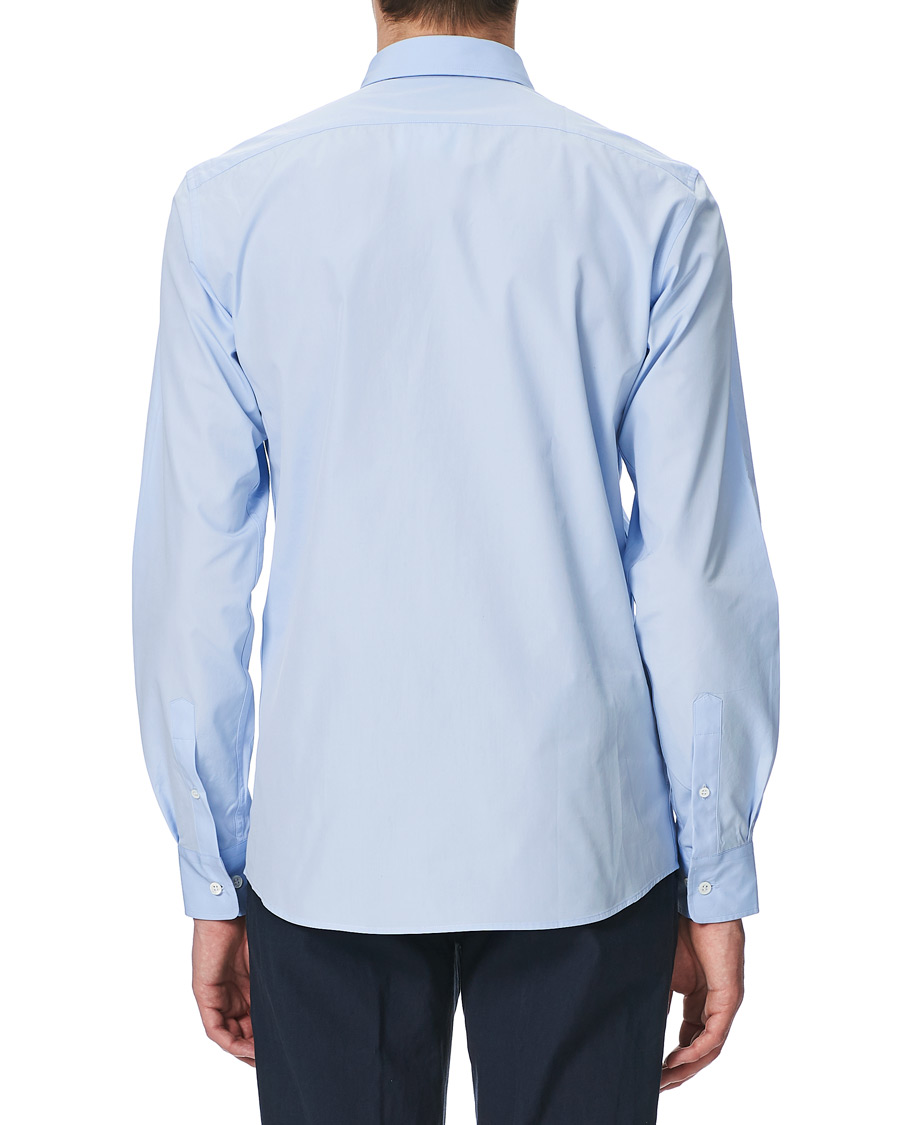 Herr | Skjortor | Maison Kitsuné | Fox Head Oxford Shirt Light Blue