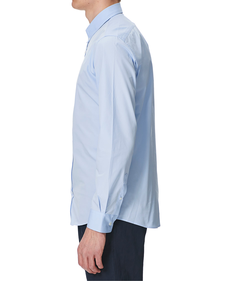 Herr | Skjortor | Maison Kitsuné | Fox Head Oxford Shirt Light Blue