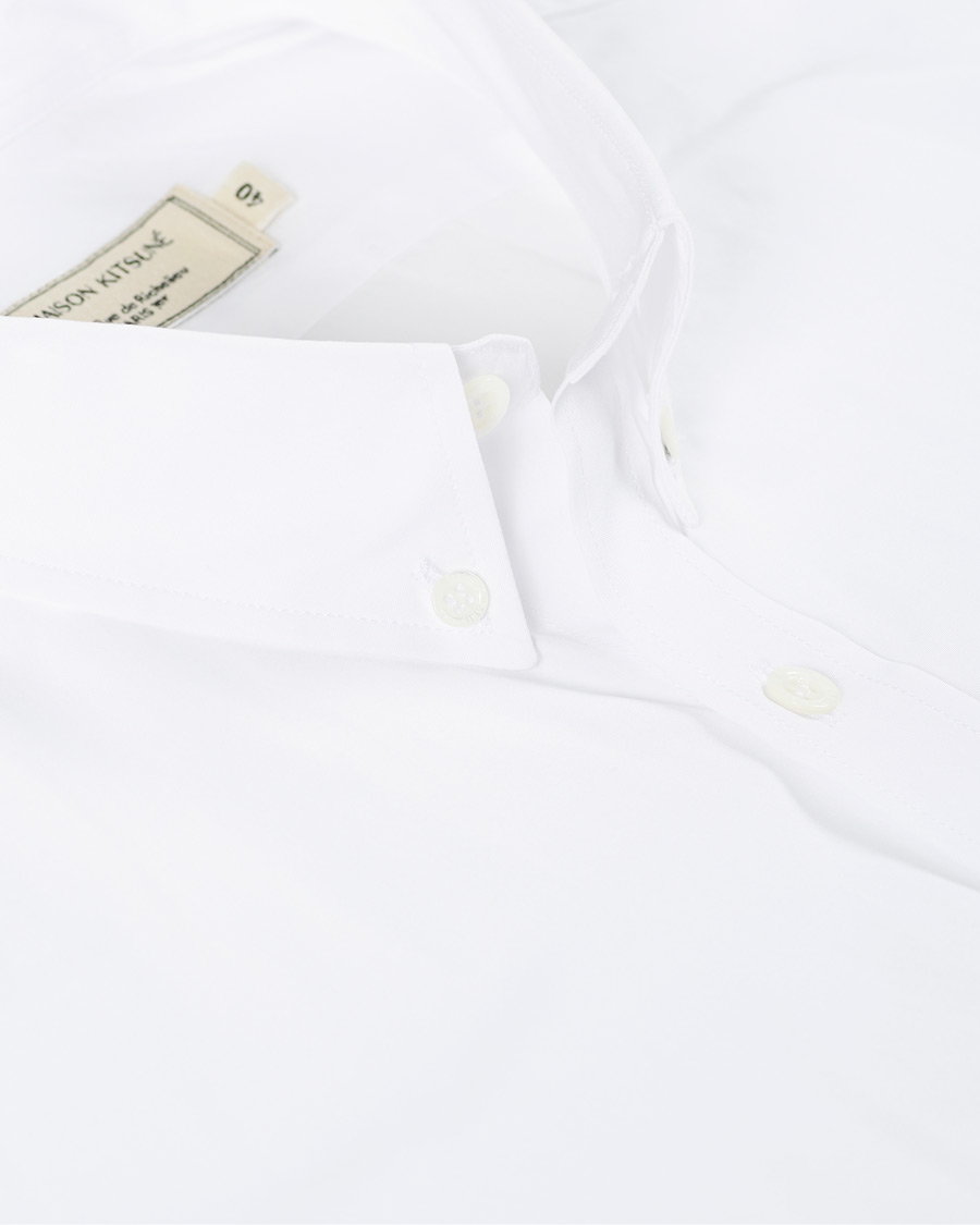 Herr | Skjortor | Maison Kitsuné | Fox Head Oxford Shirt White
