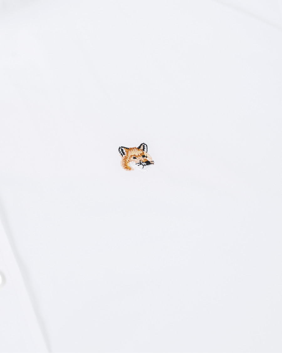 Herr | Skjortor | Maison Kitsuné | Fox Head Oxford Shirt White