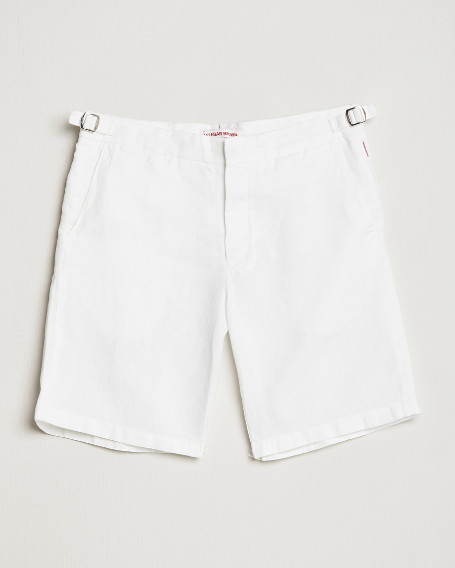 Herr | Shorts | Orlebar Brown | Norwich Linen Shorts White