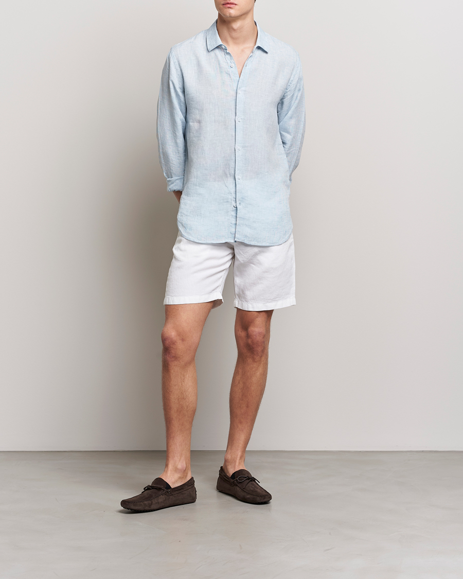 Herr | Shorts | Orlebar Brown | Norwich Linen Shorts White