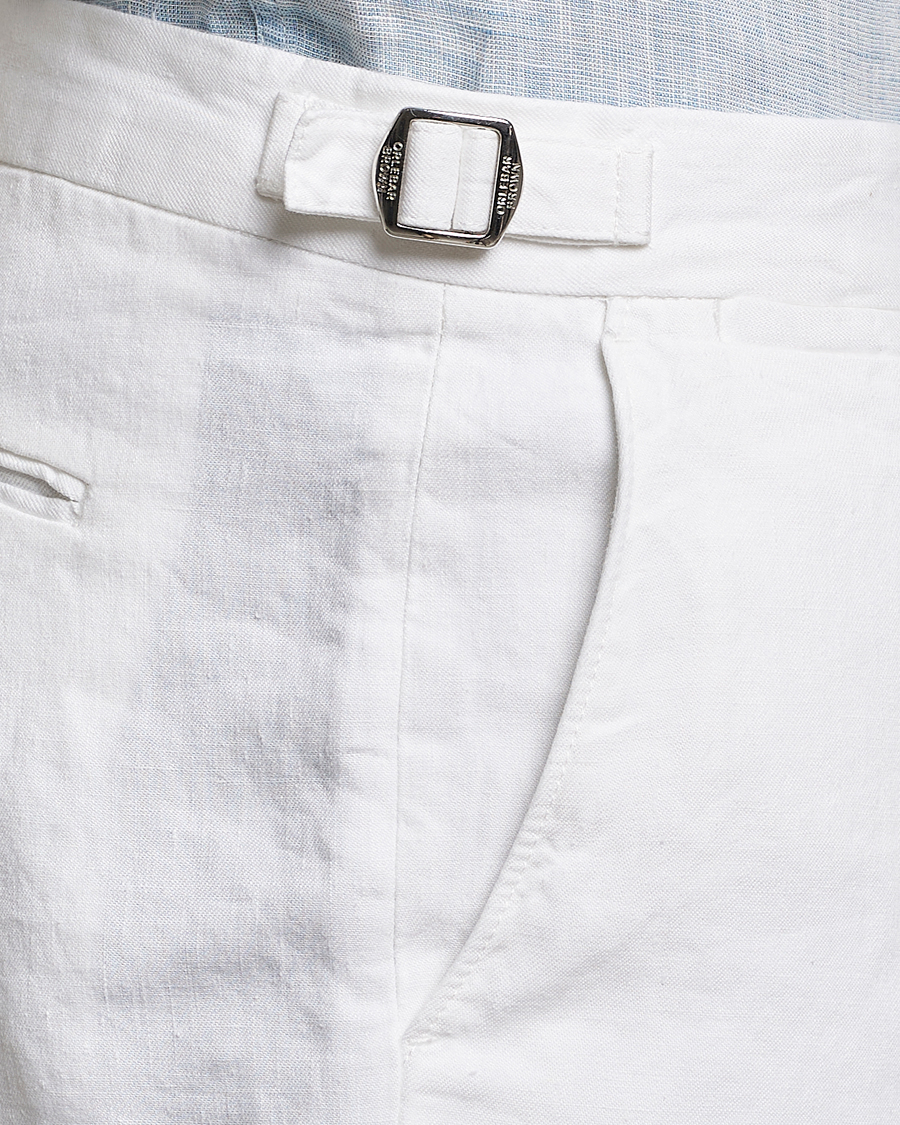 Herr | Shorts | Orlebar Brown | Norwich Linen Shorts White