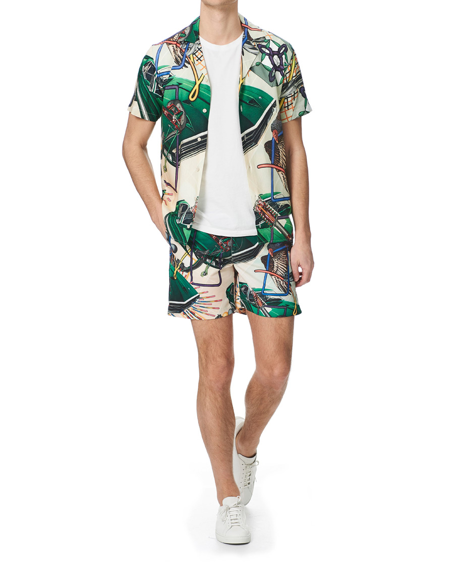 Herr | Skjortor | Orlebar Brown | Travis Peter Philips Print Resort Shirt Front Axle