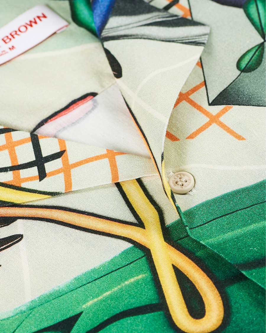 Herr | Skjortor | Orlebar Brown | Travis Peter Philips Print Resort Shirt Front Axle