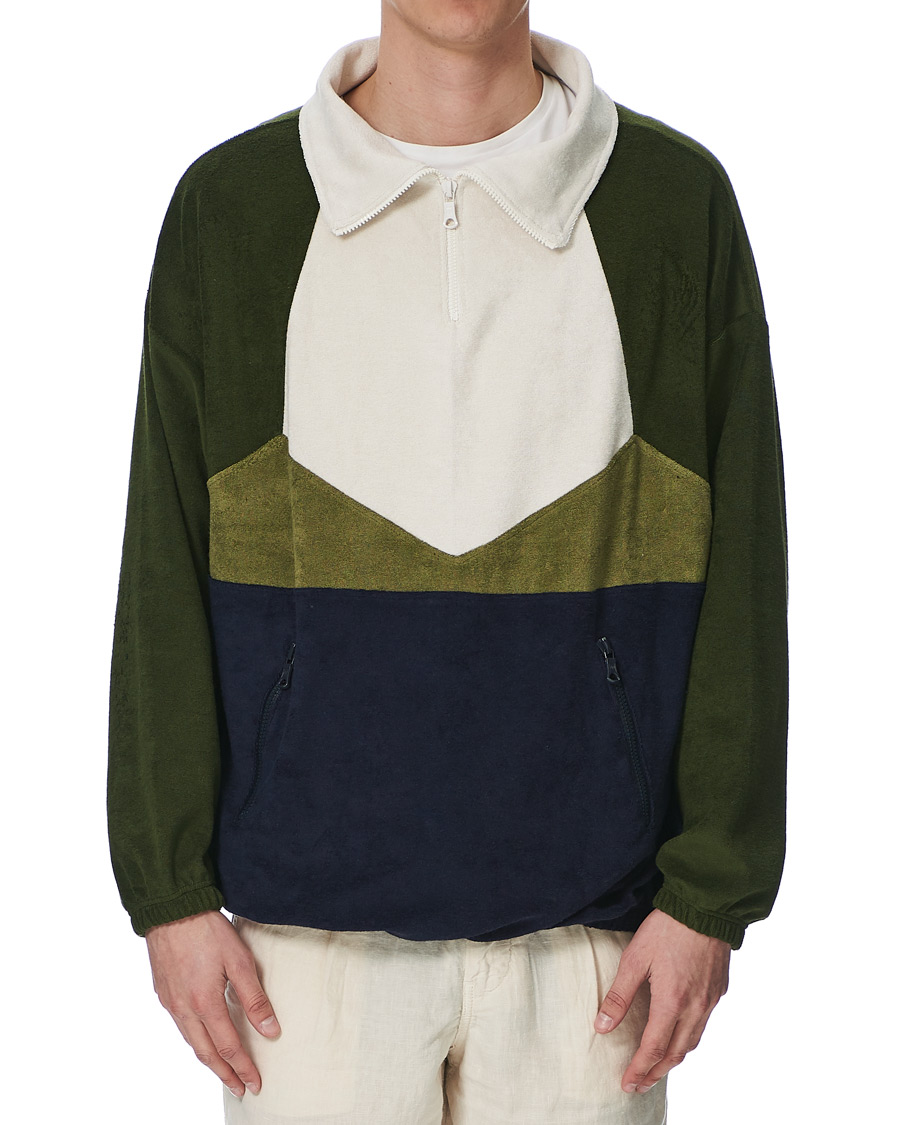 Herr | Tröjor | Howlin' | Long Sleeve Terry Zip Sweat Dark Green