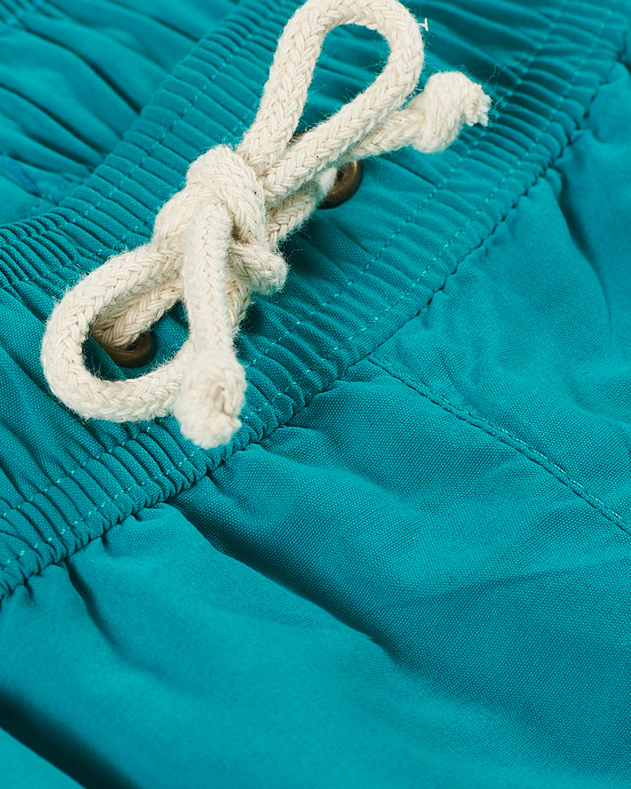 Herr | Badbyxor | Ripa Ripa | Plain Swim Shorts Aqua Blue