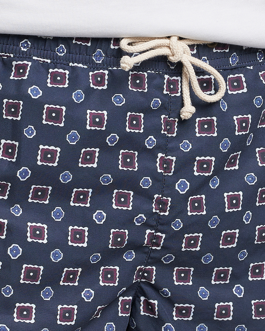 Herr | Badbyxor | Ripa Ripa | Scirocco Printed Swimshorts Blue