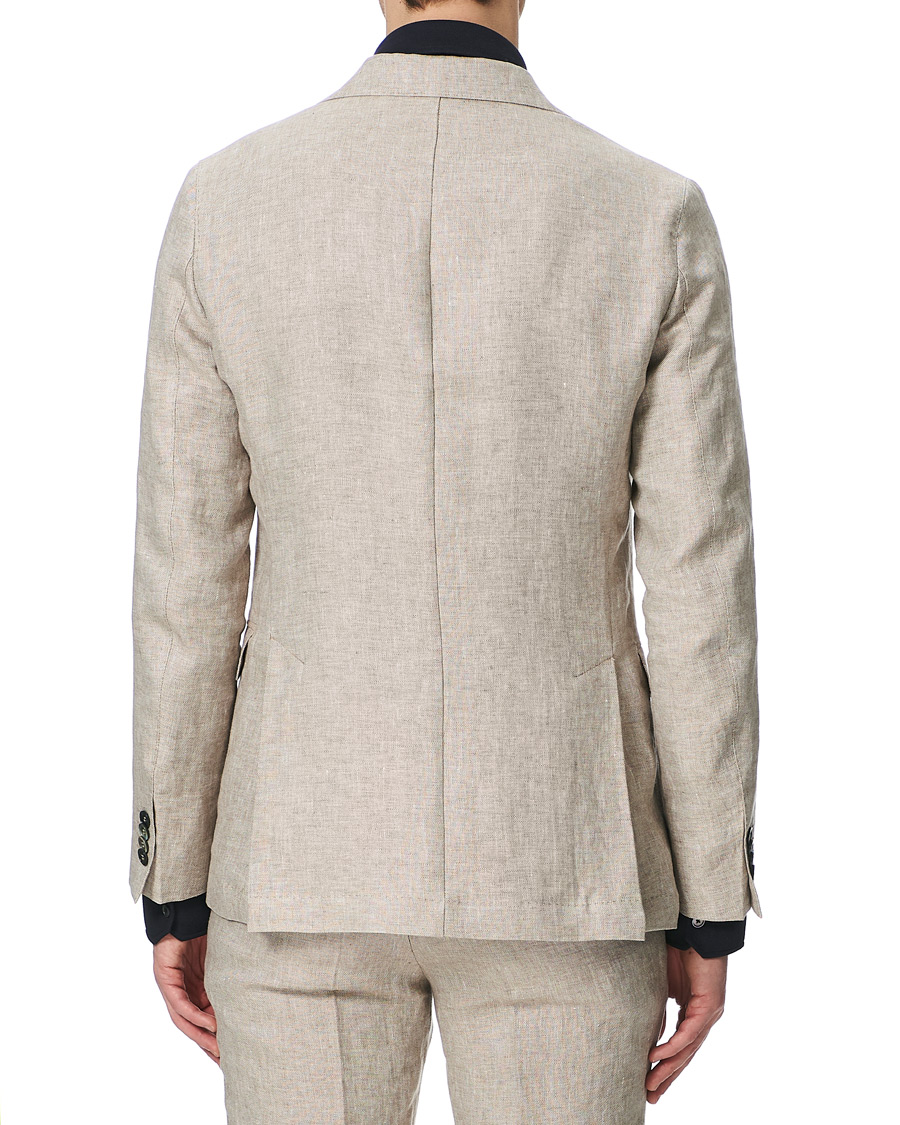 Herr | Kavajer | Oscar Jacobson | Egel Linen Blazer Beige
