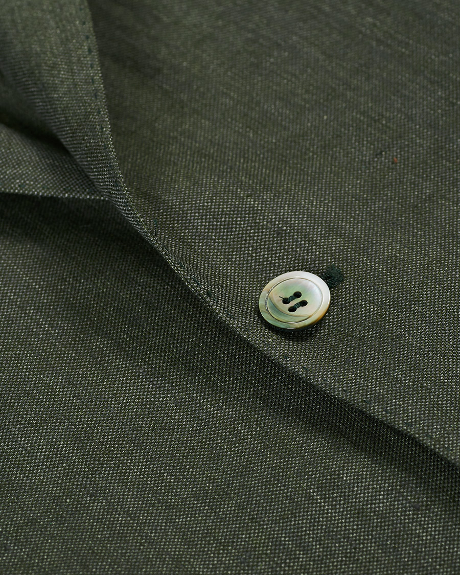 Herr | Kavajer | Oscar Jacobson | Egel Linen Blazer Green