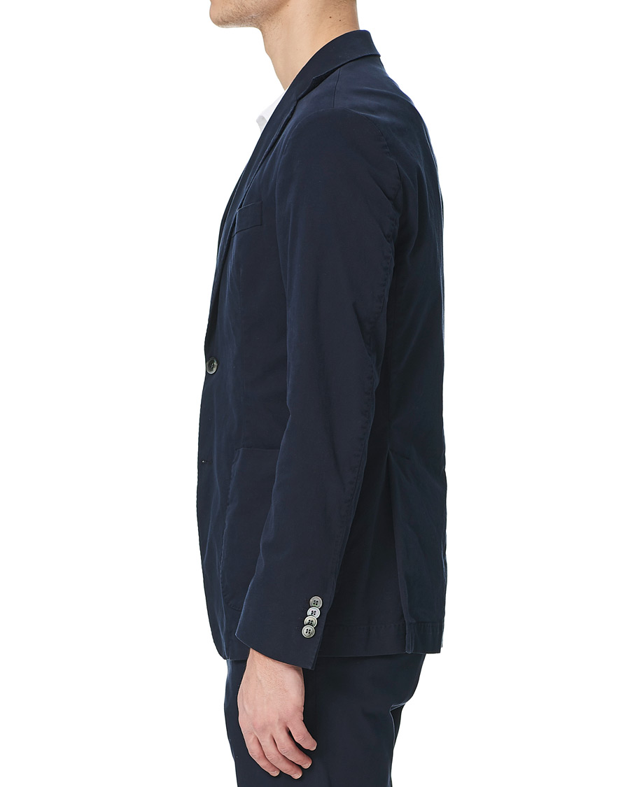Herr | Kavajer | Oscar Jacobson | Egel Cotton Blazer Navy