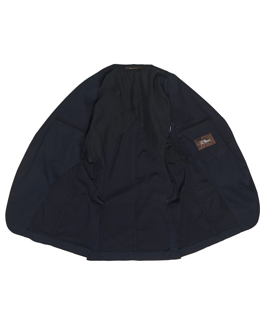 Herr | Kavajer | Oscar Jacobson | Egel Cotton Blazer Navy