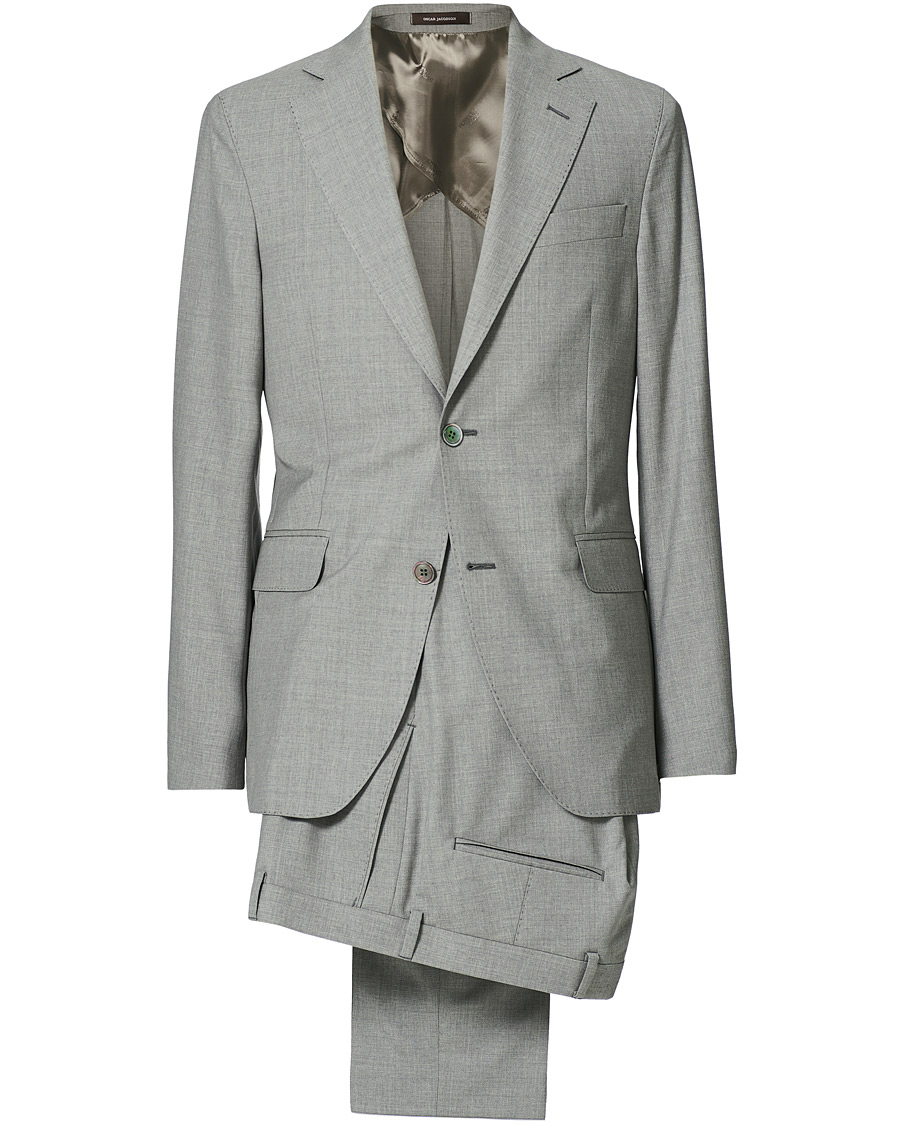 Herr | Kostymer | Oscar Jacobson | Egel Soft Super 130s Suit Light Grey
