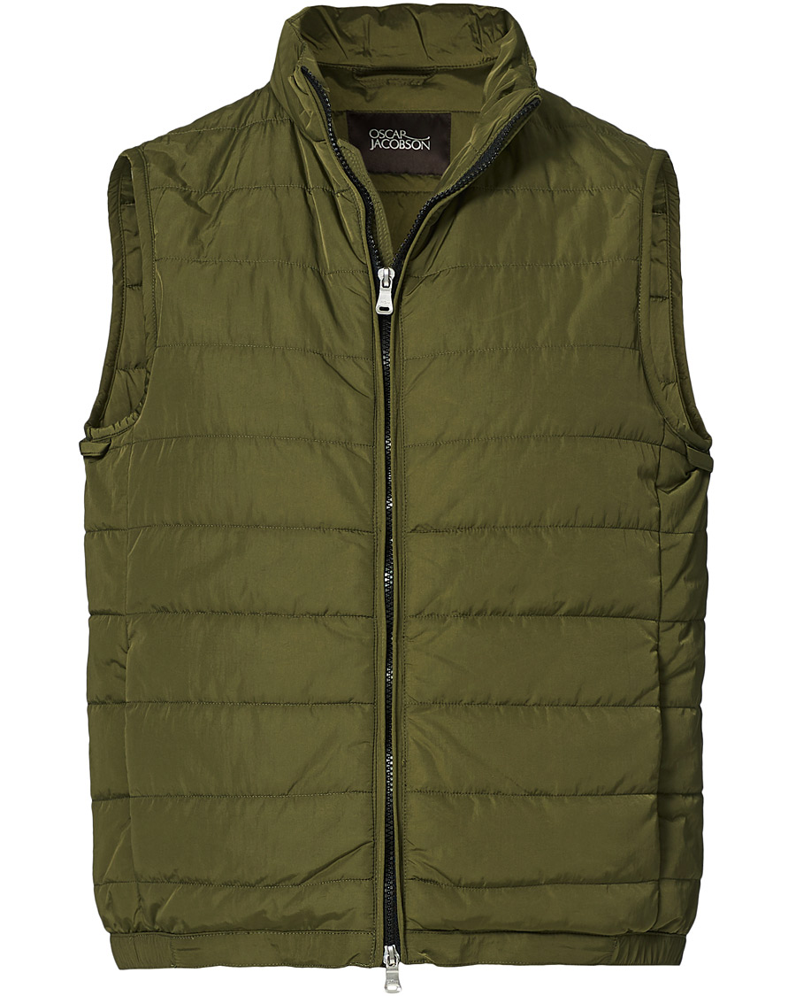 Herr | Jackor | Oscar Jacobson | Liner Evo Waistcoat Green
