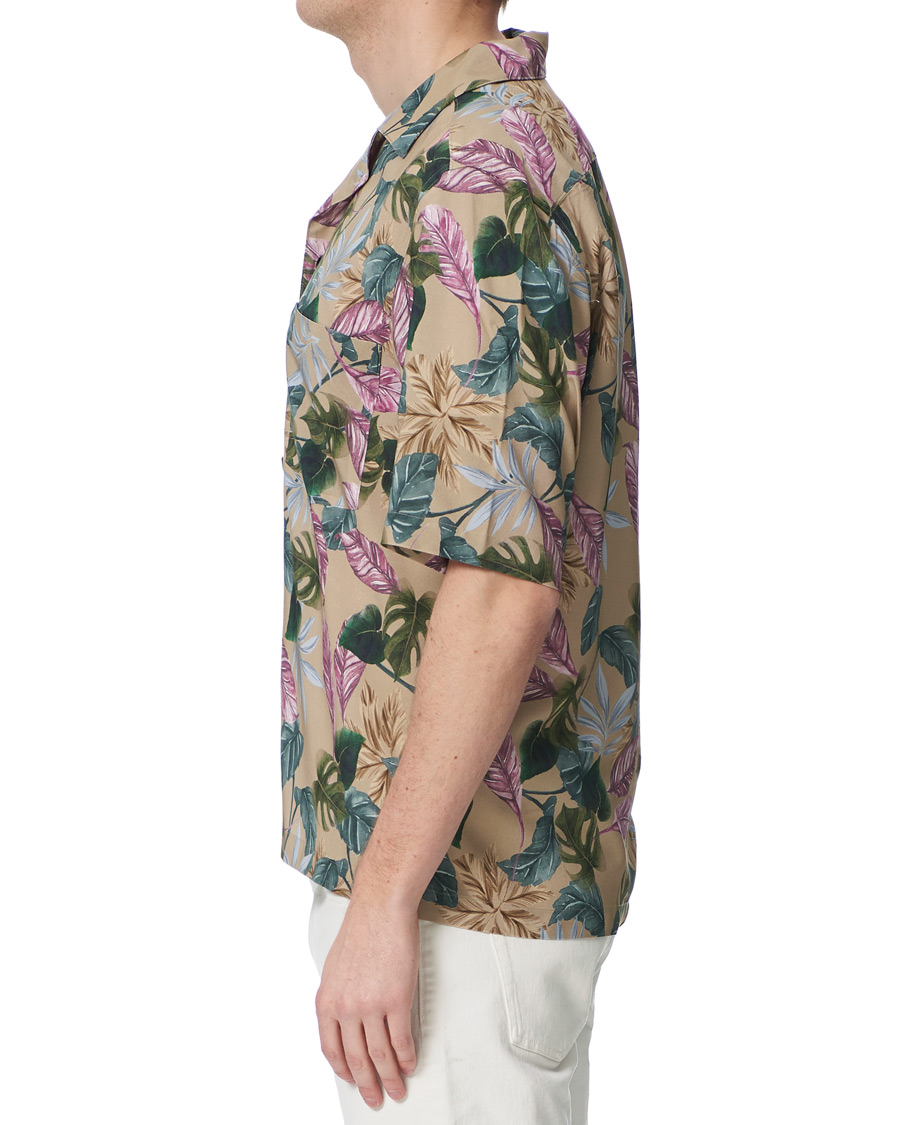 Herr | Skjortor | Oscar Jacobson | Hilmer Short Sleeve Viscose Resort Shirt Multi