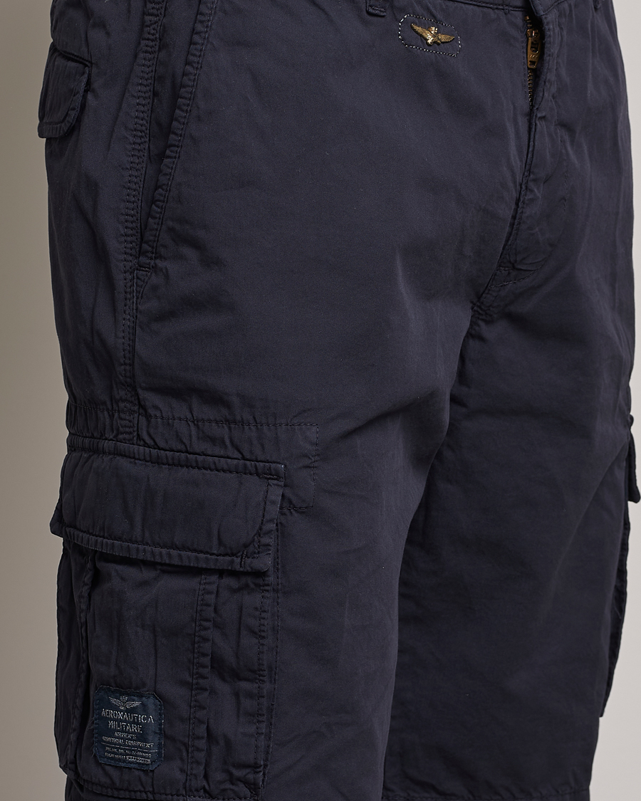 Herr | Shorts | Aeronautica Militare | BE066 Cargo Shorts Navy
