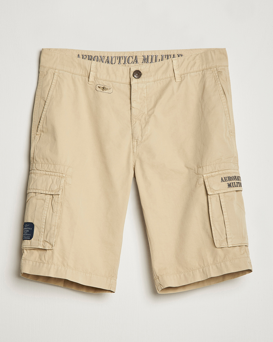 Herr | Shorts | Aeronautica Militare | BE066 Cargo Shorts Sand