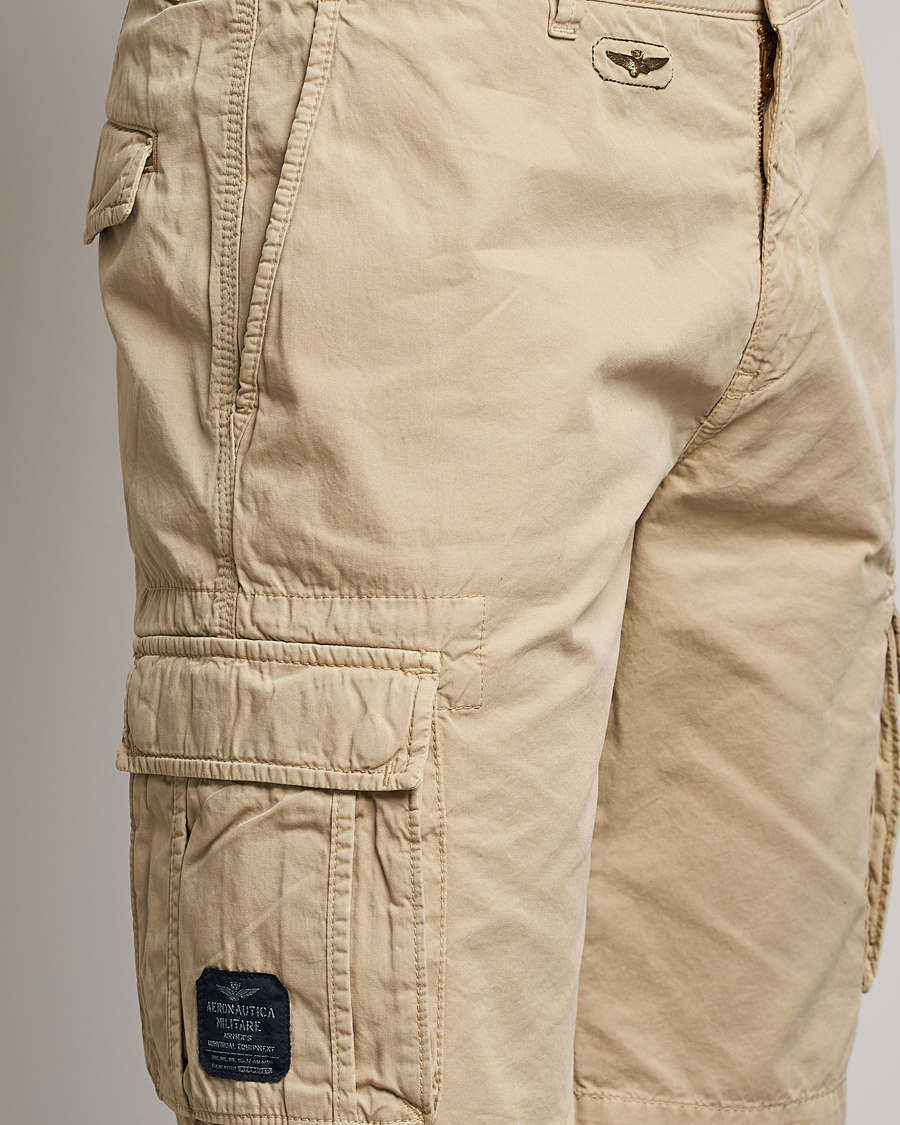 Herr | Shorts | Aeronautica Militare | BE066 Cargo Shorts Sand