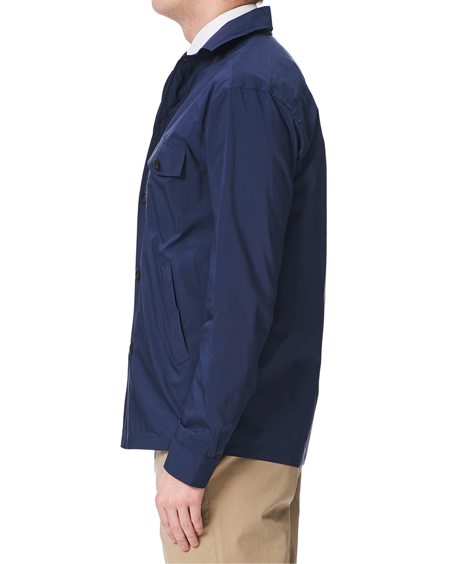 Herr | Skjortor | Eton | Cotton/Nylon Overshirt Navy