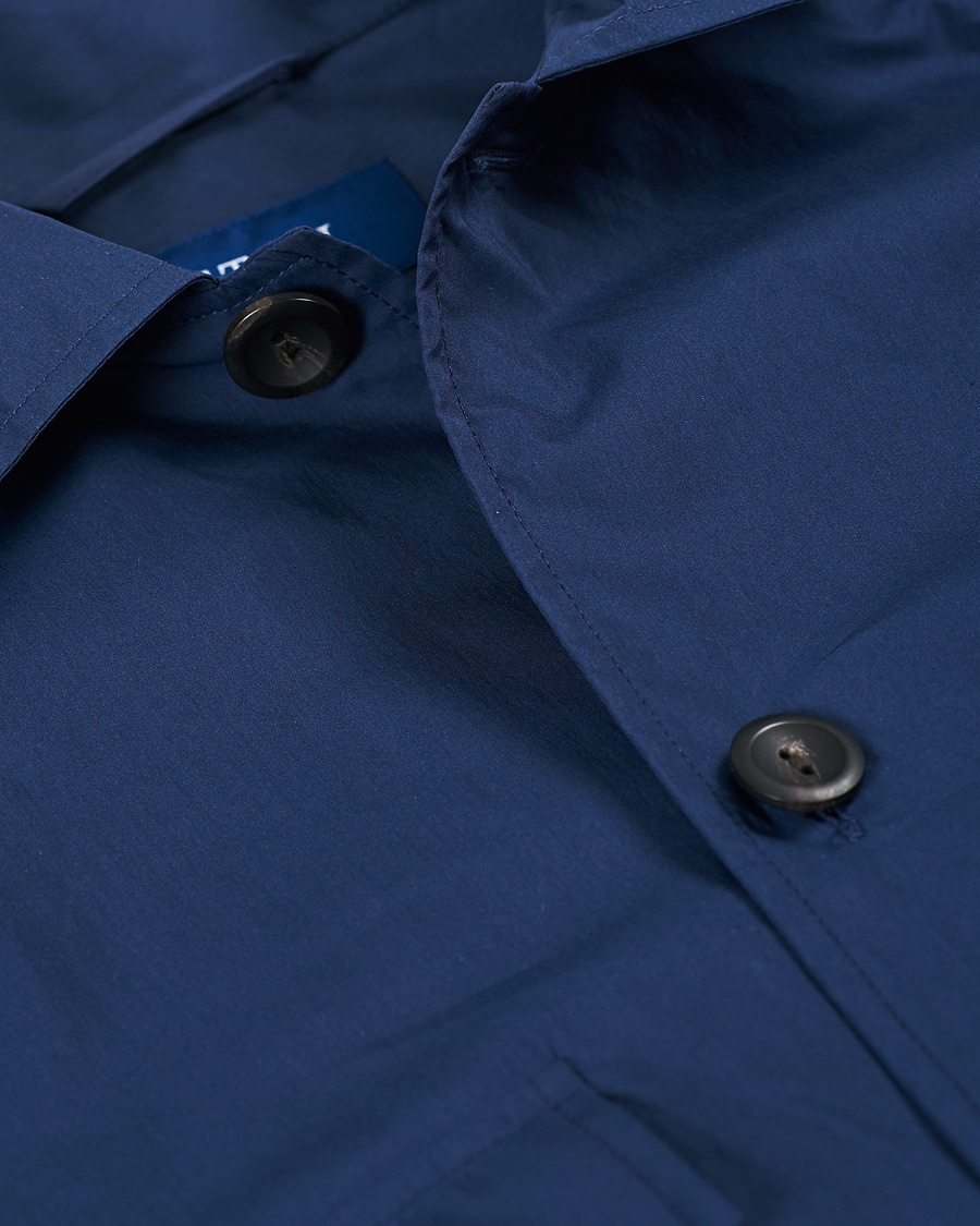 Herr | Skjortor | Eton | Cotton/Nylon Overshirt Navy