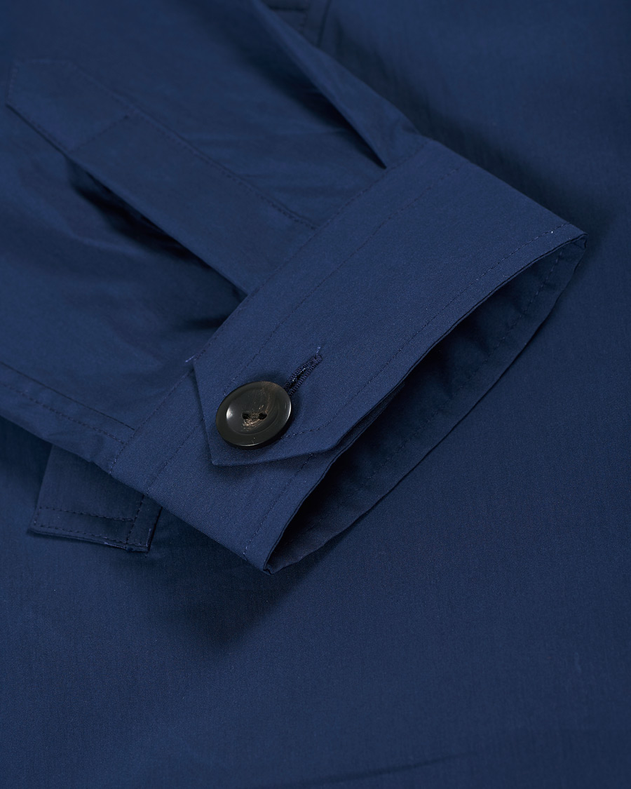 Herr | Skjortor | Eton | Cotton/Nylon Overshirt Navy