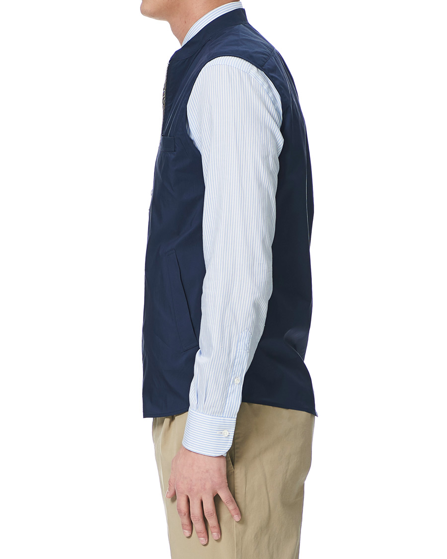 Herr | Jackor | Eton | Wind Vest Navy