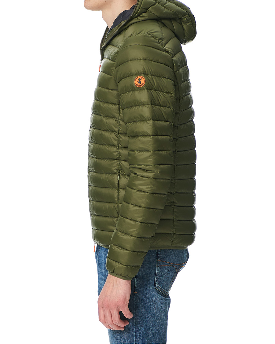 Herr | Jackor | Save The Duck | Donald Lightweight Padded Hooded Jacket Dusty Olive