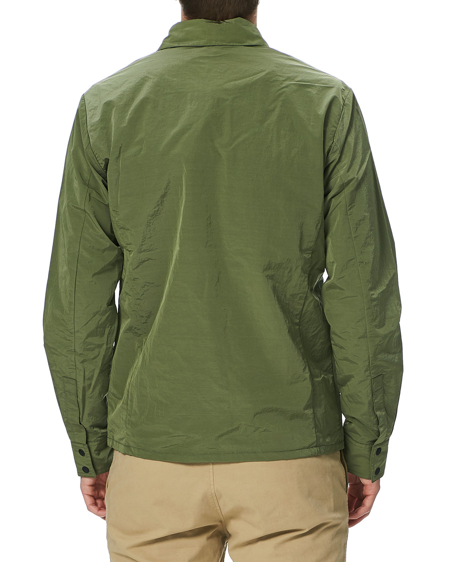 Herr | Skjortor | Save The Duck | Elton Crinkle Nylon Shirt Jacket Cactus Green