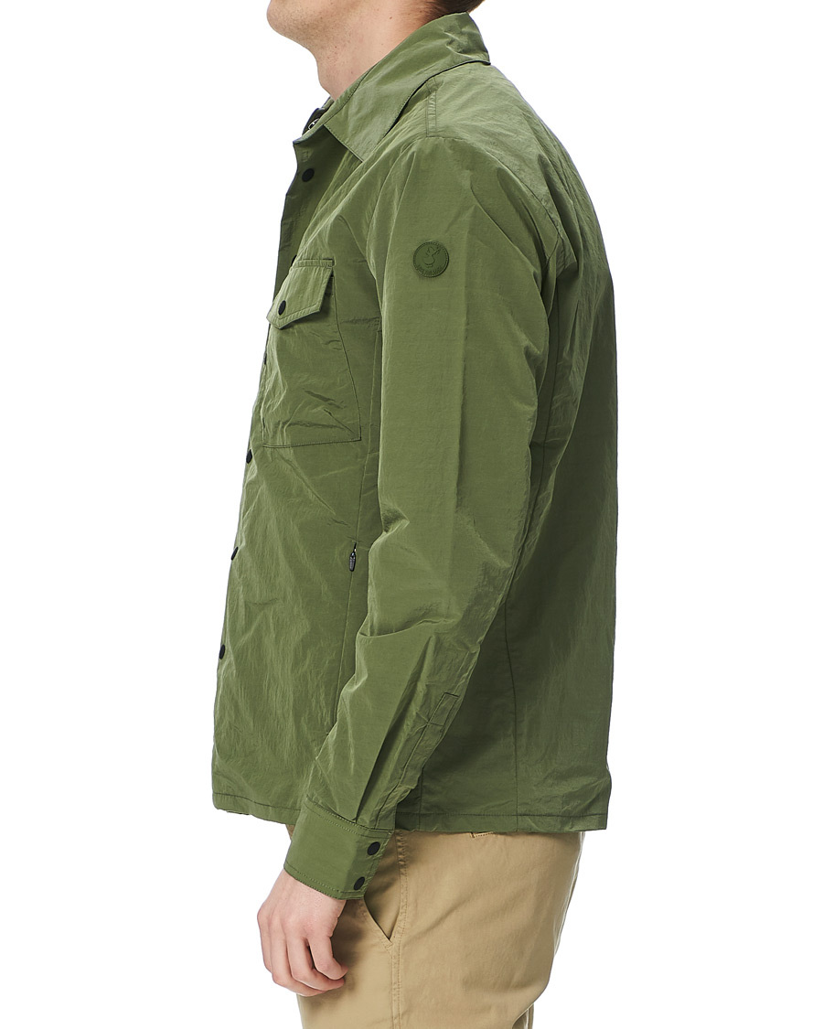 Herr | Skjortor | Save The Duck | Elton Crinkle Nylon Shirt Jacket Cactus Green