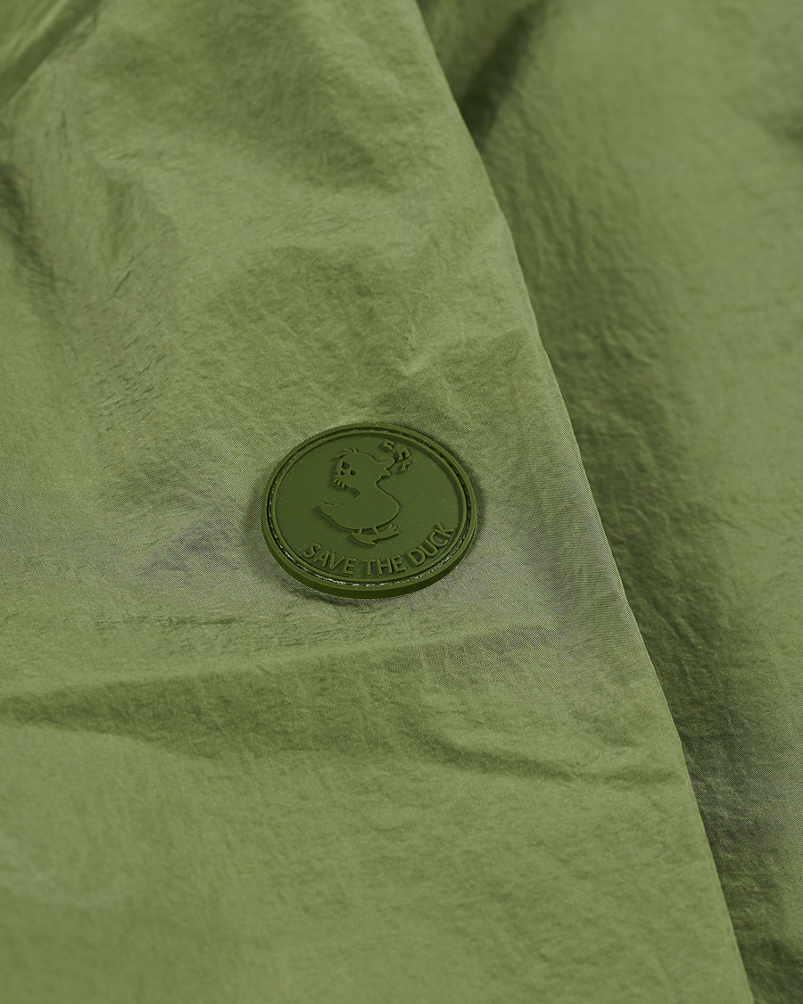 Herr | Skjortor | Save The Duck | Elton Crinkle Nylon Shirt Jacket Cactus Green
