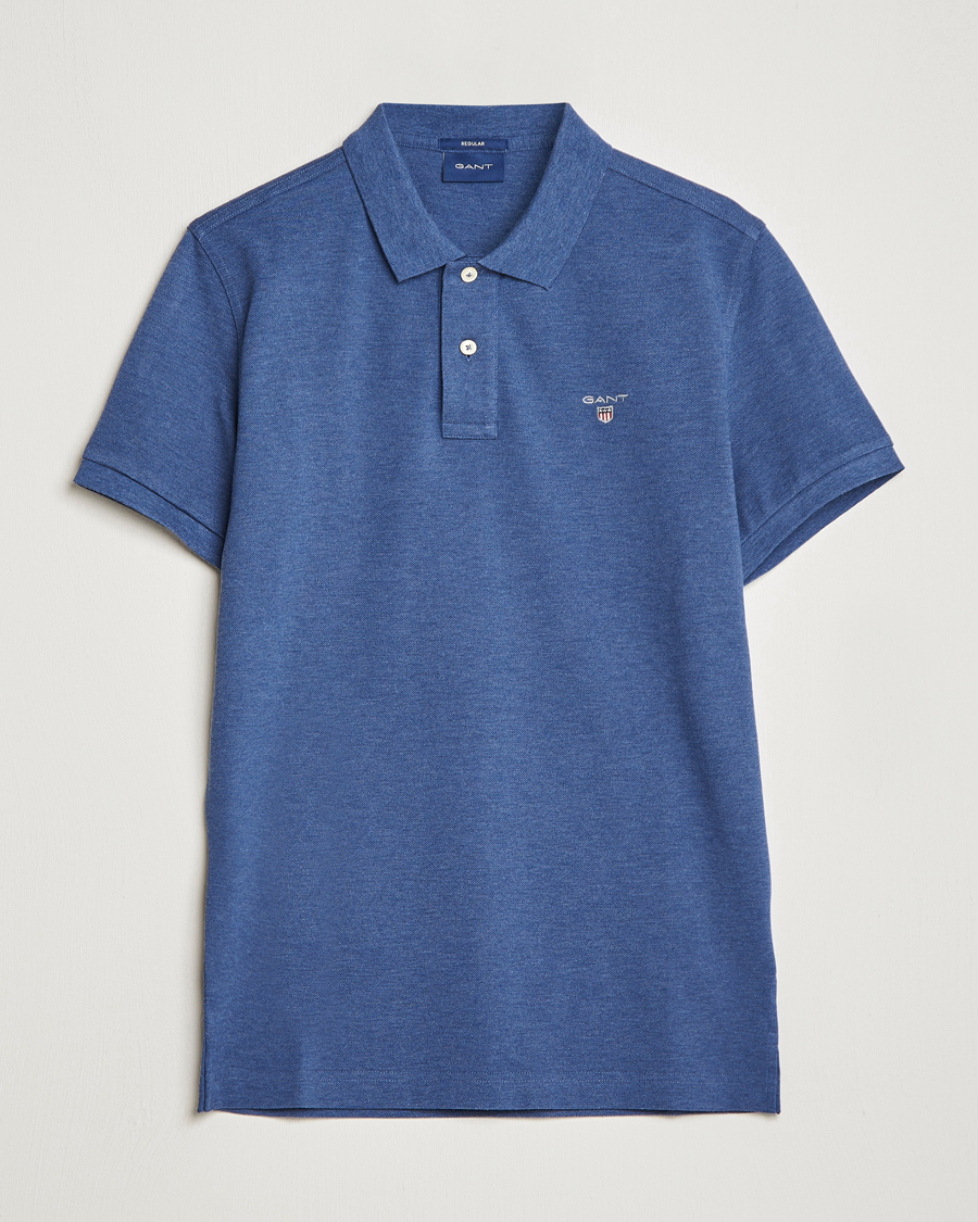 Herr | Pikéer | GANT | The Original Polo Marine Melange