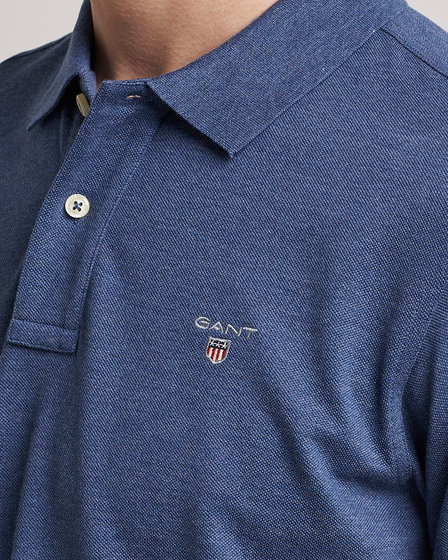 Herr | Pikéer | GANT | The Original Polo Marine Melange