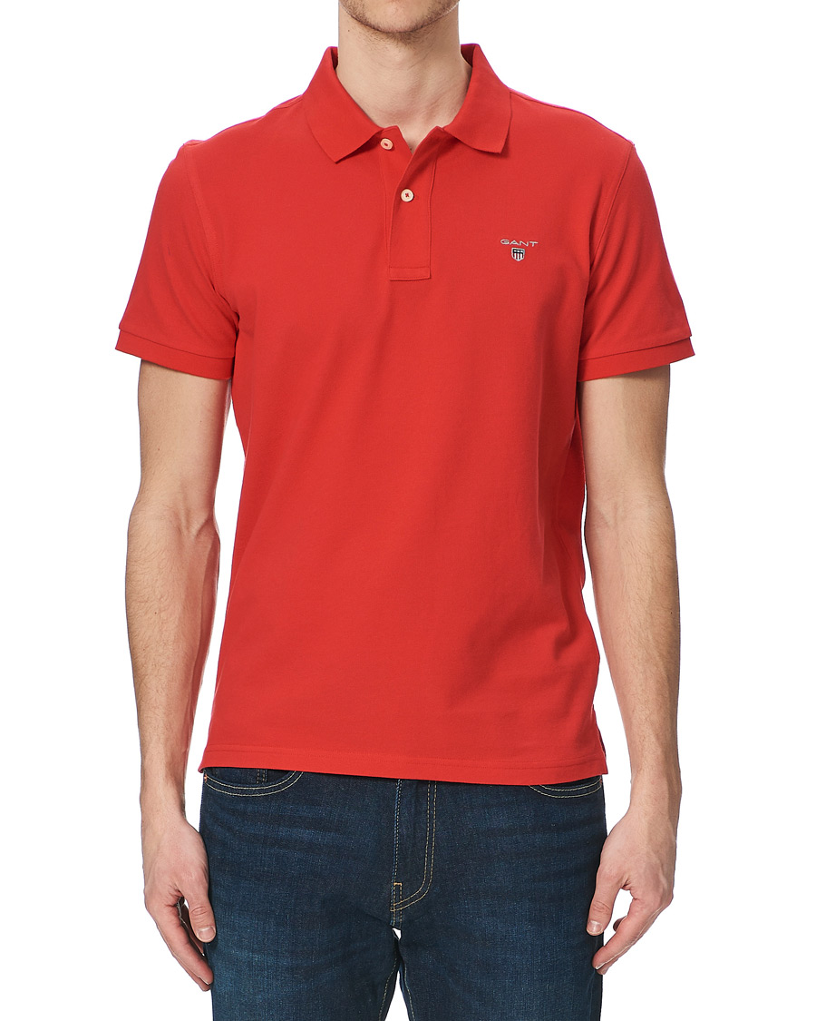Herr | Pikéer | GANT | The Original Polo Bright Red